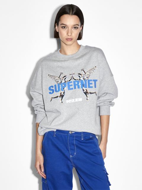 Ksubi SUPERNET OH G CREW GREY MARLE