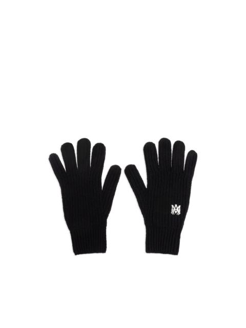 AMIRI logo-embroidered gloves