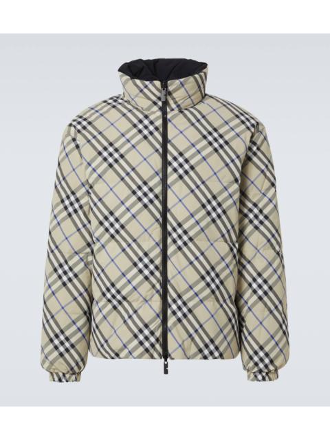 Burberry Reversible Check Snowdon 부퍼 재킷