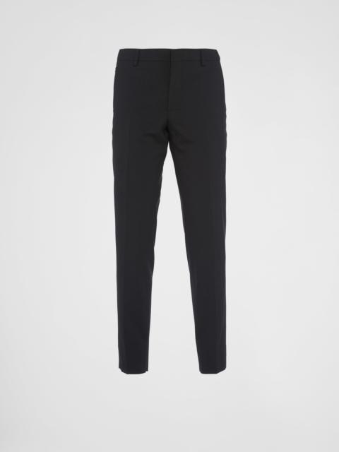 Light stretch wool pants