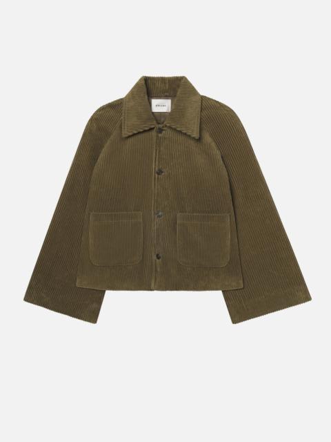 FRAME The Corduroy Swing Jacket in Artichoke