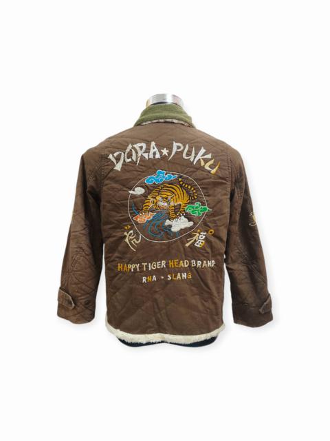 Other Designers Japanese Brand - RNA Inc Slang - AF1009 Embroidered Quilted Sukajan Jacket