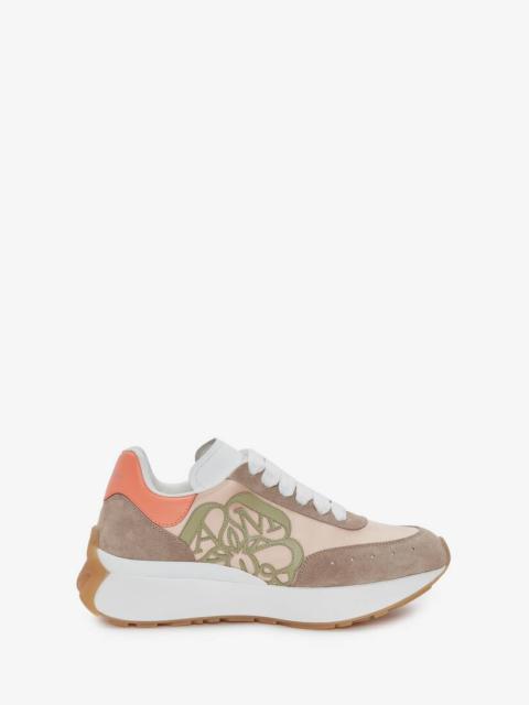 Alexander McQueen Sprint Runner in Tea Rose