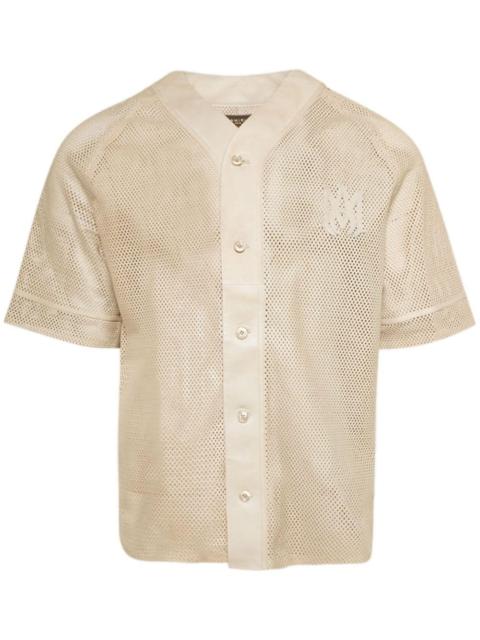 AMIRI MA perforated leather shirt