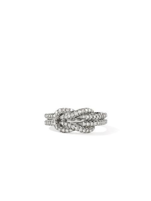 JOHN HARDY Love Knot Ring, Sterling Silver, Diamonds