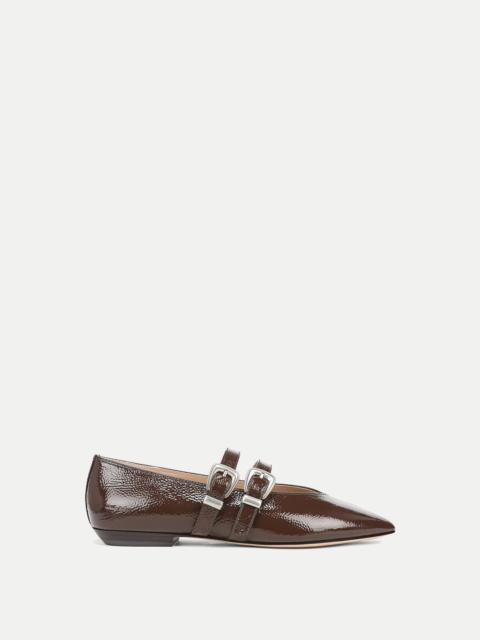 VERONICA BEARD BANCROFT LEATHER MARY JANE FLAT