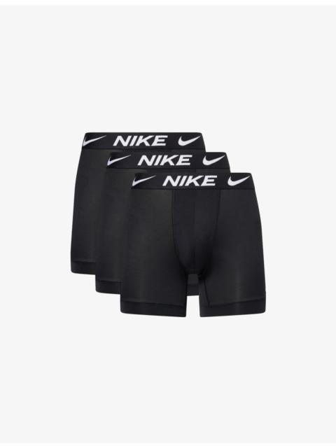 Nike Dri Fit Essential Pack of Three Stretch-Jersey Boxer Briefs