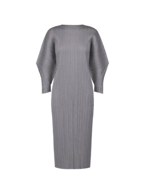Pleats Please Issey Miyake pleated midi dress