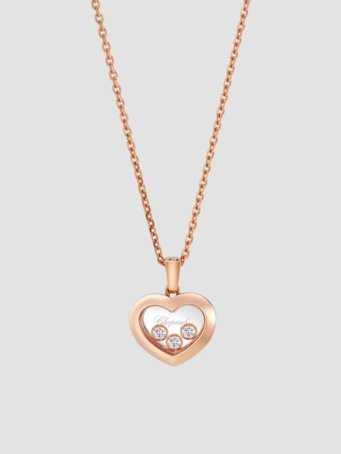Chopard Women's Happy Diamonds Icons 18K Rose Gold & Diamond Heart Pendant Necklace - Rose Gold