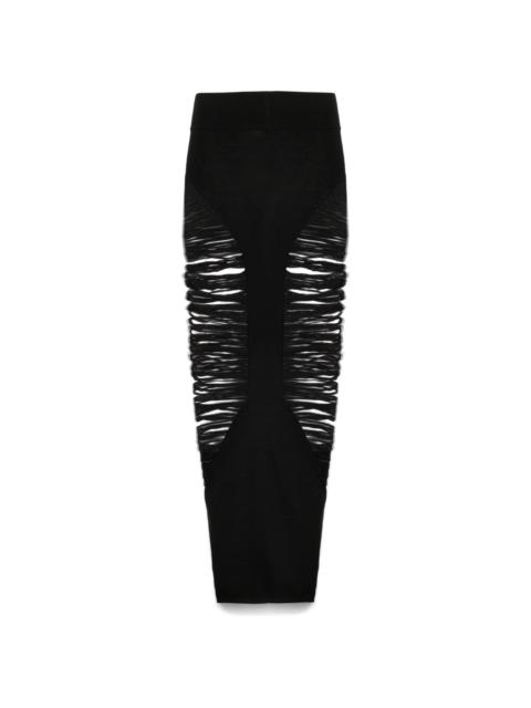 Rick Owens Pillar maxi skirt