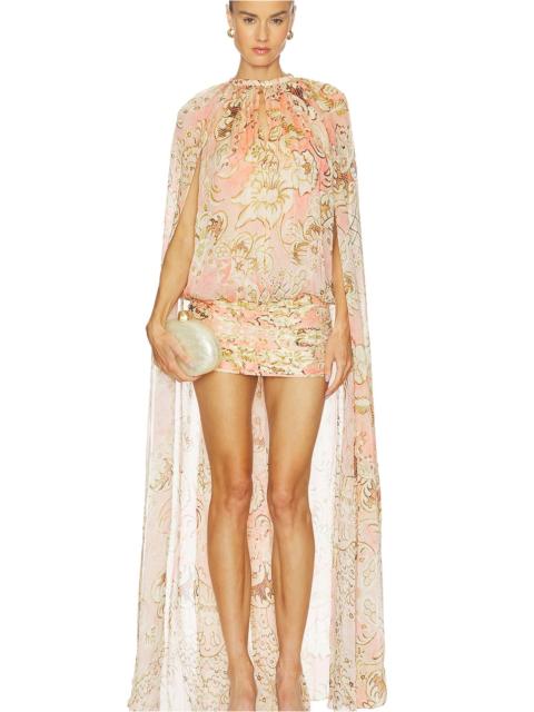 HEMANT & NANDITA Mini Dress With Cape