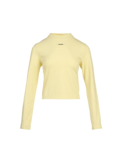 JACQUEMUS Gros Grain Long Sleeve Tee