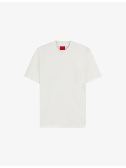 HUGO Stand-Collar Slim-Fit Cotton-Jersey T-Shirt