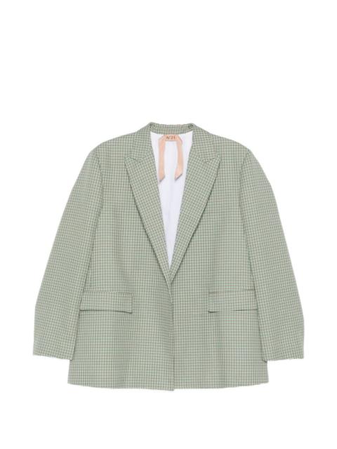 N°21 woven check blazers