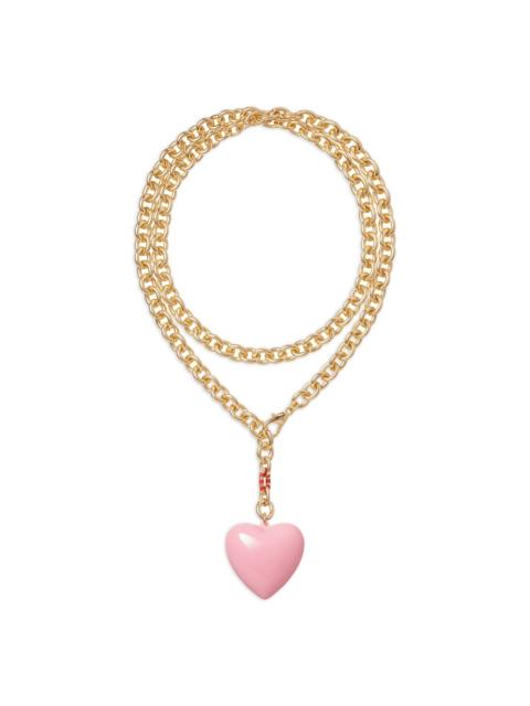 ROXANNE ASSOULIN Puffy Heart necklace