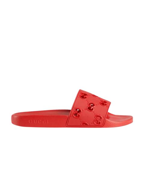 GUCCI Gucci Rubber Slide 'Red'