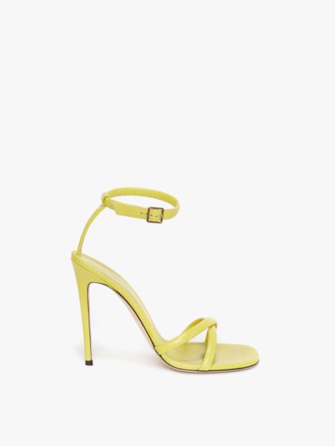 Victoria Beckham Anne Sandal In Sunshine Yellow