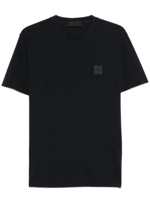 Stone Island SLIM FIT T-SHIRT WITH TONAL COMPASS PATCH