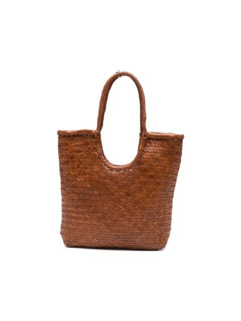 DRAGON DIFFUSION diagonal woven tote bag