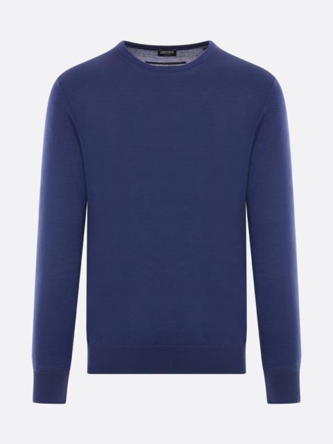 ZEGNA CASHMERE AND SILK PULLOVER