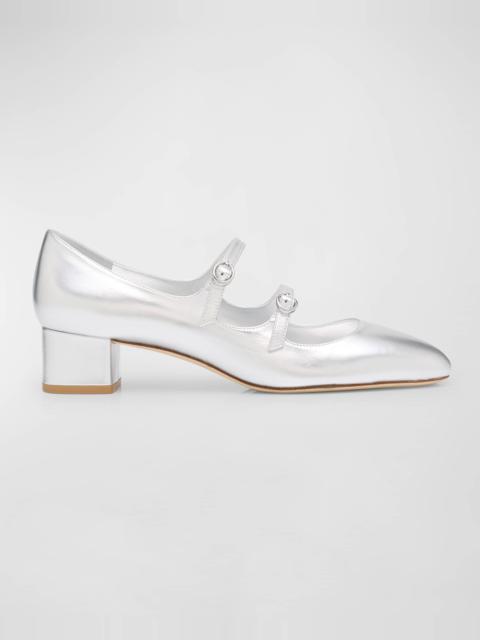 Benni Metallic Mary Jane Pumps