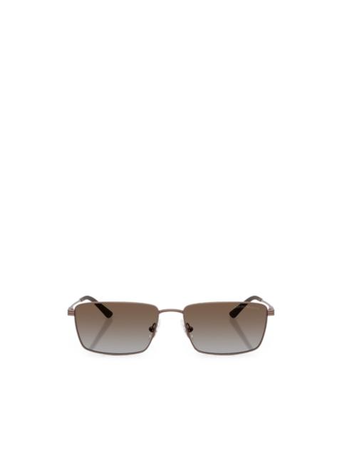 EMPORIO ARMANI rectangle-frame sunglasses