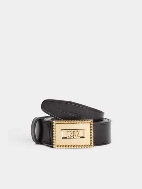 DSQUARED2 DSQ2 PLAQUE BELT