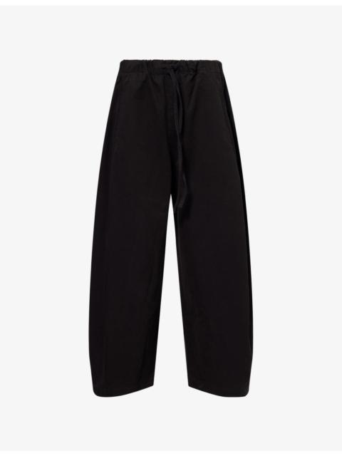 entire studios Loft Wide-Leg Cotton Trousers