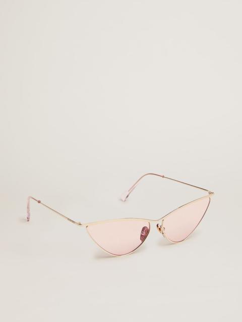 Golden Goose Sunframe cat-eye style with pink frame and lenses