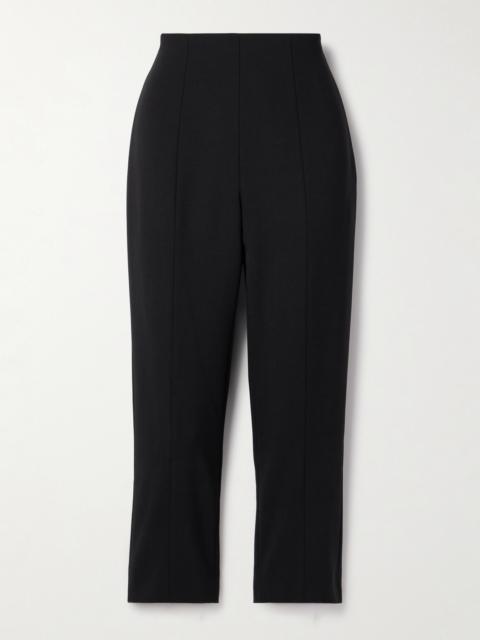 CAROLINA HERRERA Cropped Wool-blend Crepe Skinny Pants