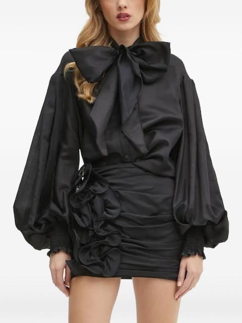 Charo Ruiz bow-detail balloon-sleeve top