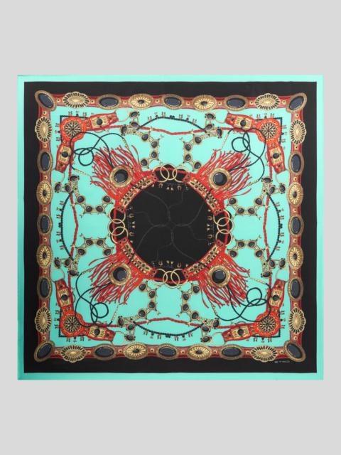 Etro SILK SCARF WITH JEWEL MOTIF