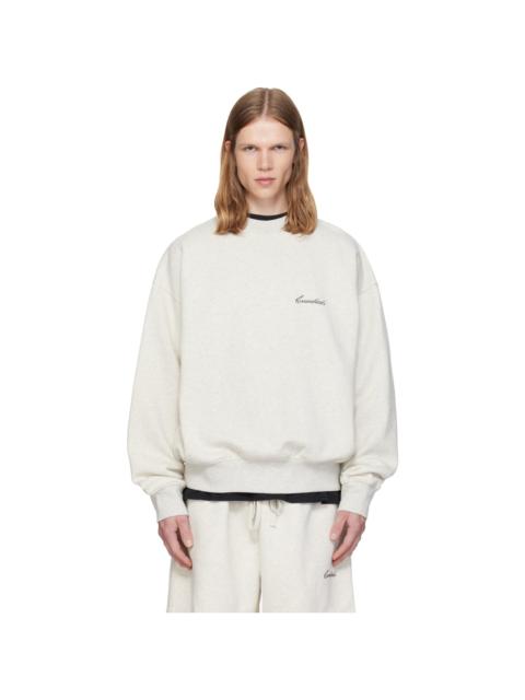 ESSENTIALS Gray Classic Crewneck Sweatshirt
