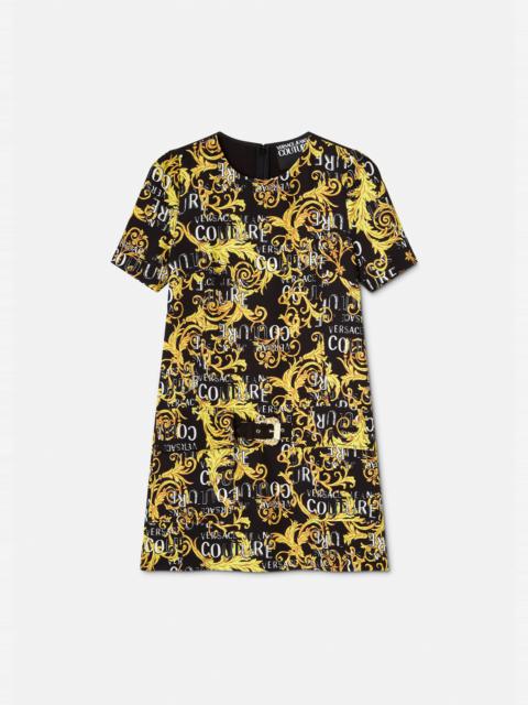 VERSACE JEANS COUTURE Logo Couture Mini Dress