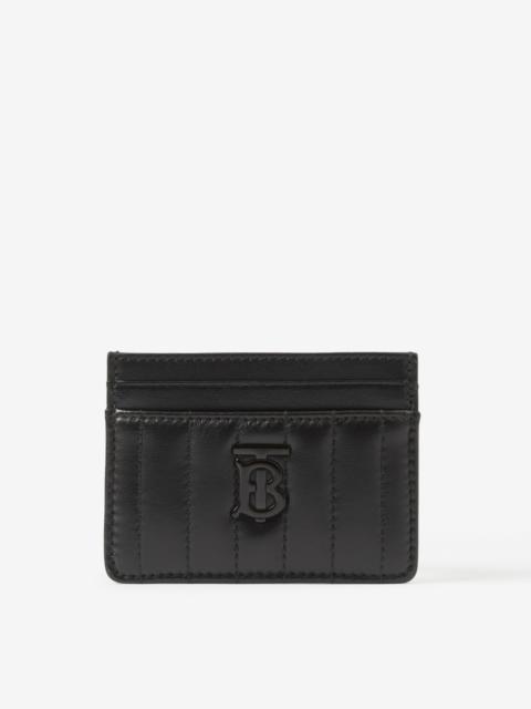 Burberry Quilted Leather Lola Card Case