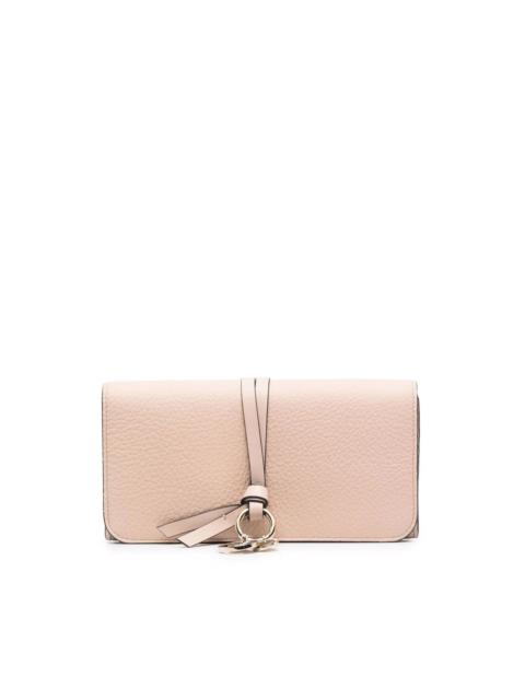 Chloé Alphabet textured-leather wallet