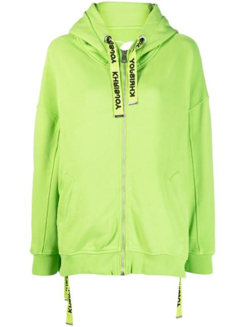 Khrisjoy oversized zip-up hoodie