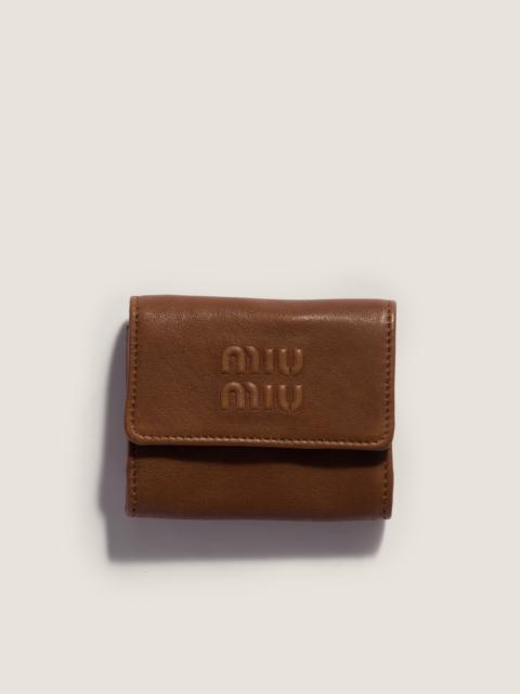 Miu Miu Small nappa leather wallet