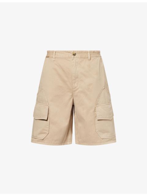 Loewe Loewe x Paula's Ibiza Patch-Pocket Cotton Cargo Shorts