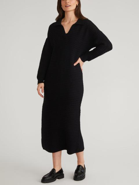 525 america Raya: Pointelle Polo Dress