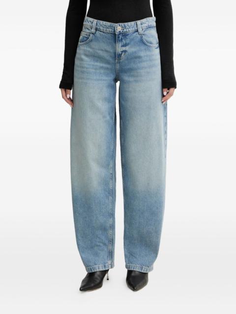 GUESS USA logo-patch jeans