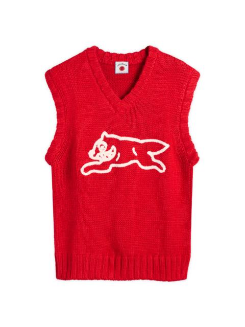 ICECREAM ICECREAM Running Dog Knit Vest