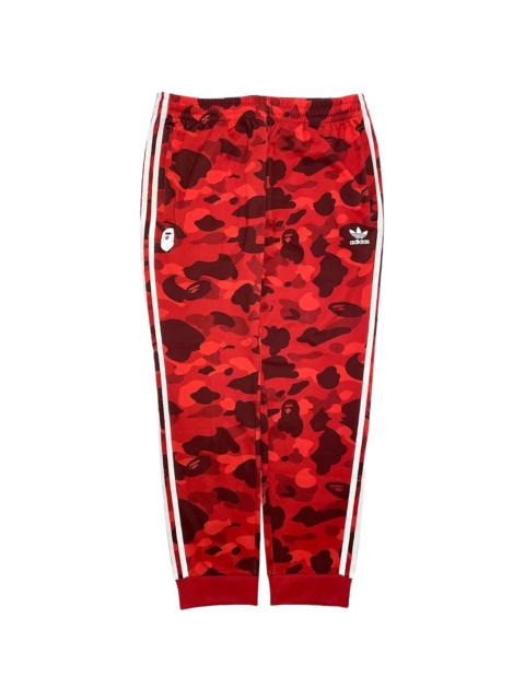 A BATHING APE® Adidas Adicolor Track Pants "Raw Red" BAATPRR