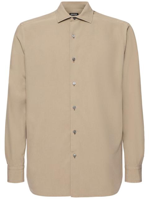 Pure silk shirt