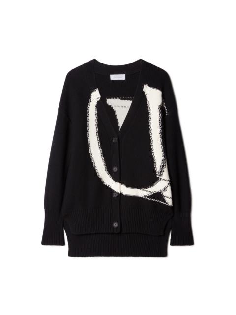 Off-White Ow Maxi Logo Cardigan