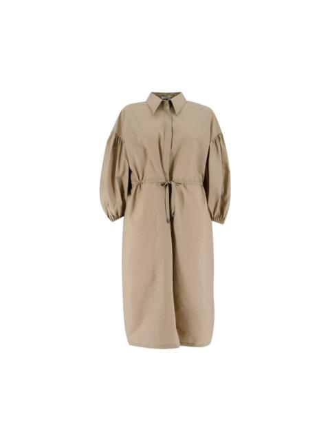 Brunello Cucinelli Techno Cotton Poplin Dress