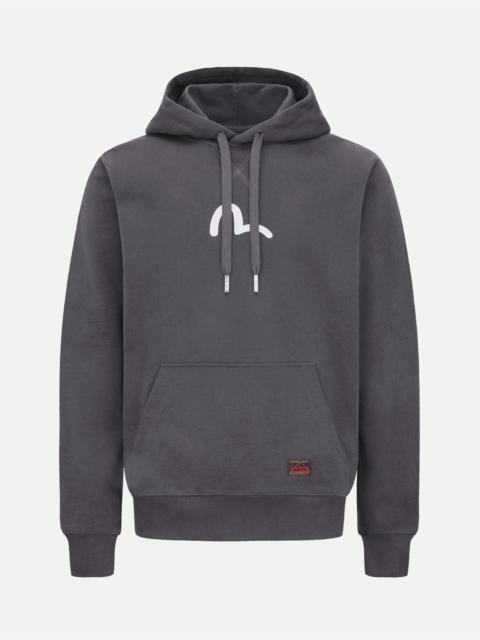 EVISU SEAGULL PRINT HOODED SWEATSHIRT