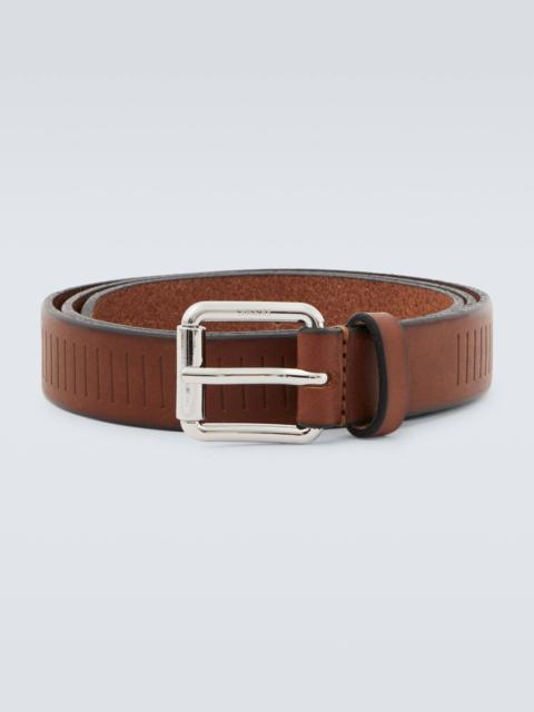 Lemaire Rail leather belt
