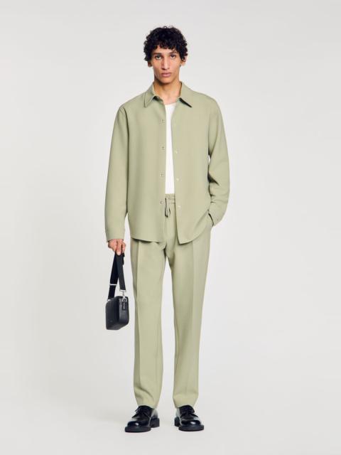 Sandro LONG-SLEEVED JERSEY SHIRT