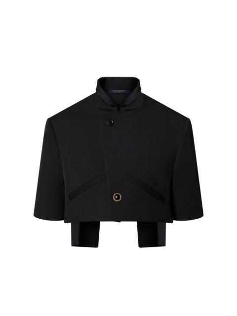 Louis Vuitton Cropped Wool Twill Jacket